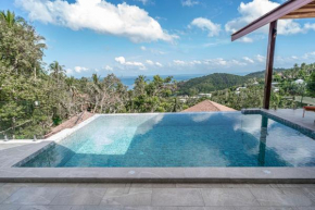 2br Modern Balinese pool & sea view villa #9